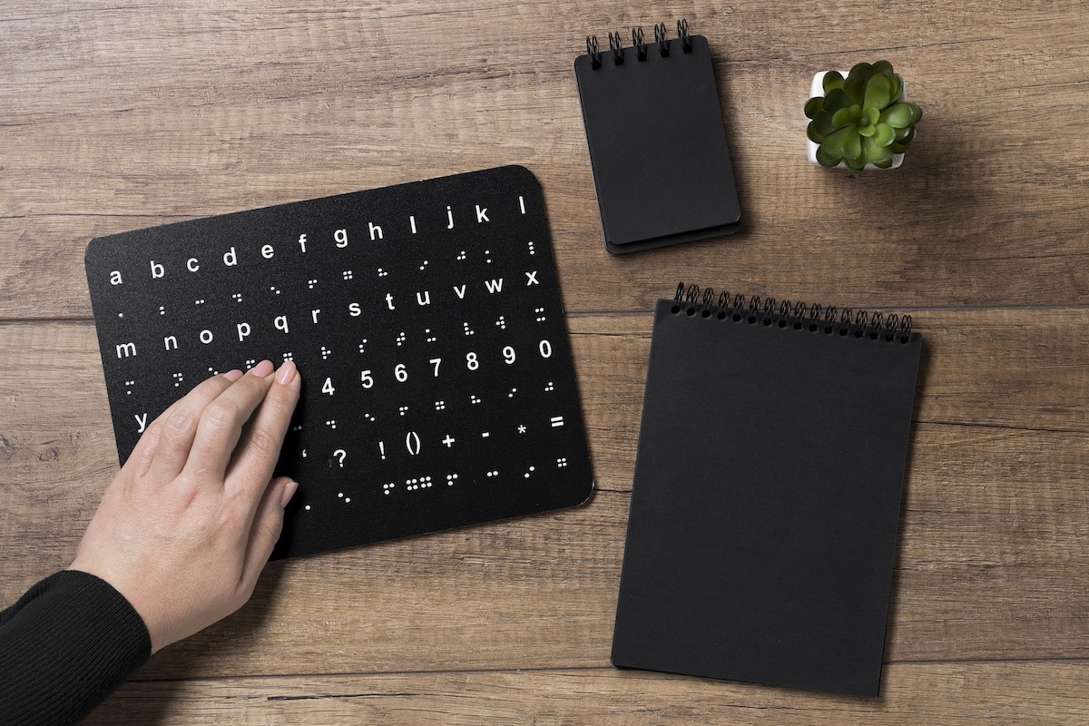 Display braille